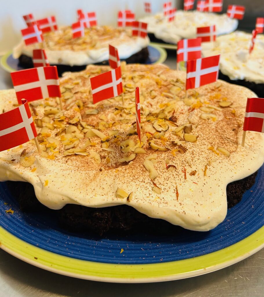 Vegansk chokokage med frosting